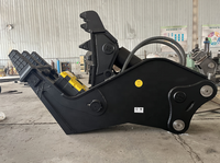 Broyeur hydraulique pour excavatrice, crible à mâchoires pour le recyclage et la démolition du béton