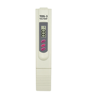 Testeur TDS/Température 2 en 1 TDS-3, 0-9990 ppm, testeur PPM pour piscine, compteur TDS numérique, testeur d'eau numérique