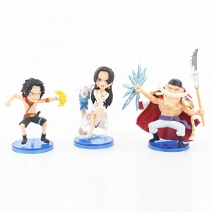 Set de 9 Figuras de <span class=keywords><strong>One</strong></span> <span class=keywords><strong>Piece</strong></span>: Yamato, Edward Newgate, Charlotte <span class=keywords><strong>Katakuri</strong></span>, Boa Hancock, Shanks, Zoro, Sanji, Luffy, Modelo de PVC, Juguetes de 7 cm - Product Image 4