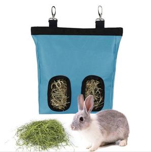 Muestra Gratis: Bolsa para Heno de Conejo, Almacenamiento de Heno para Cobayas, Comedero Colgante para Heno para Animales Pequeños, Tamaño Grande, Oxford 600D - Product Image 1
