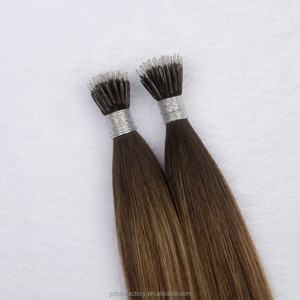Extensiones de Cabello Rizado de Alta Calidad Yuanzhen con Anillo Nano, Extensiones de Cabello Ruso con Anillo Nano de Doble Trama, Extensiones de Cabello con Queratina - Product Image 6