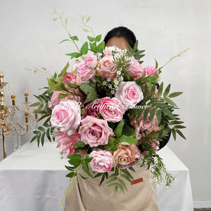Bouquets de fleurs en soie pour centres de table, décoration de table, boules de fleurs pour centres de table de mariage, directement de l'usine - Product Image 6
