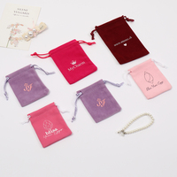 Pochette en velours personnalisable avec logo, idéale pour bijoux, montres, parfums, rouges à lèvres, rangement, anti-poussière, cadeau, 7*9cm, carrée, portable, en promotion