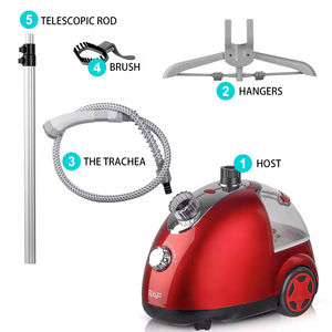 Plancha de vapor vertical eléctrica portátil de 1700W, popular, con vapor continuo, para ropa, con manguera y soporte. - Product Image 6