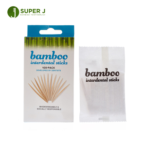 Palillo de dientes interdental de bambú biodegradable de alta calidad - Product Image 5