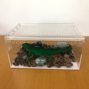<span class=keywords><strong>Cages</strong></span> pour reptiles en plexiglas écologiques avec trous d'aération - Product Image 2