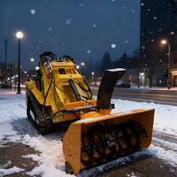 Spedizione gratuita a buon mercato Mini Skid Steer Loader EPA/EURO 5 diesel Mini Skid Steer caricatori cingolati stile guida Mini pale ruote