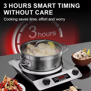 <span class=keywords><strong>Plaque</strong></span> de Cuisson à <span class=keywords><strong>Induction</strong></span> Concave en Céramique 3500W de Haute Qualité pour Usage Domestique/Commercial, Réchaud Électrique à Feu Unique en Acier Inoxydable - Product Image 6