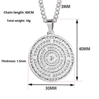 Collier coran unisexe en acier inoxydable plaqué or 18 carats avec 99 noms Allah chaîne en bambou double face bijoux islamiques musulmans