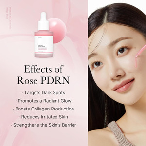 Sérum peptide rose PDRN personnalisé soins de la peau végétaliens de Corée hydratant raffermissant unifier le teint - Product Image 3