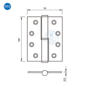 Charnière de levage amovible en acier inoxydable, <span class=keywords><strong>coin</strong></span> carré gauche droite du marché australien - Product Image 3