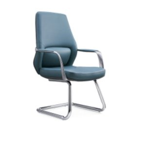 Chaise de bureau en cuir moderne et confortable avec accoudoirs et dossier 37731-6903A 37731-6903B 37731-6903D - Product Image 2