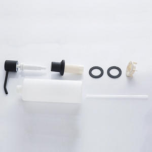 Distributeur de savon Chengming en acier inoxydable 304 avec bouteille en plastique, à pression manuelle, pour évier de cuisine - Product Image 3