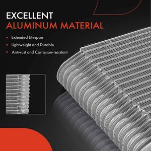 Noyau d'évaporateur A/C compatible avec Chevrolet Tahoe 1995-2000 évaporateur de climatiseur évaporateur A/C - Product Image 4