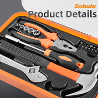 Nouvel ensemble d'outils à main professionnels portables de haute qualité, amélioré, 30 pièces, comprenant marteaux, pinces et embouts de tournevis en acier au carbone pour la réparation