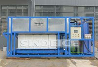 SINDEICE 2 tonnes par jour bloc machine à glaçons refroidissement par eau et refroidissement par air à vendre