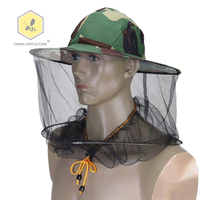 Herramientas de apicultura, gorros para apicultores, gorros para insectos, mosquitos, equipo de apicultura de algodón, sombrero con velo
