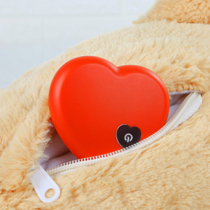 Giocattolo durevole dell'orso di battito del cuore dell'animale domestico antistress del giocattolo della peluche del cane per gli animali domestici - Product Image 6