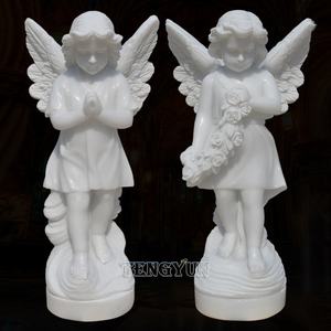Statues de Cherub <span class=keywords><strong>gardien</strong></span> <span class=keywords><strong>en</strong></span> marbre blanc, <span class=keywords><strong>statue</strong></span> d'église, <span class=keywords><strong>jardin</strong></span>, <span class=keywords><strong>pierre</strong></span> de prière, petit <span class=keywords><strong>ange</strong></span>, à vendre - Product Image 6