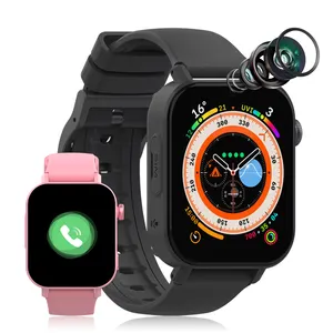 Vente en gros Caméra vidéo 4G Adolescents Filles Garçons Smartwatch VDF98 Tracker Global Roaming SOS Enfants LBS Localisation Montre intelligente