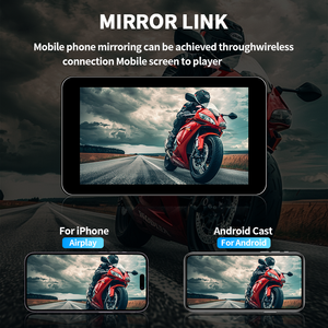 Miglior prezzo IP67 5 pollici impermeabile HD schermo di navigazione <span class=keywords><strong>GPS</strong></span> Wireless Android Auto portatile moto <span class=keywords><strong>Carplay</strong></span> - Product Image 4