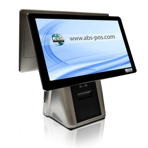 Customizable Single-Screen Android Touch POS Machine Cash Register System Quad-core 2.0GHz Processor 1080p Res