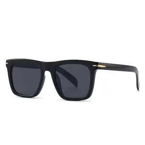 Новые Модные солнцезащитные очки с большой оправой Стильные Высококлассные УФ-400 защитные очки унисекс градиентные солнцезащитные 8071