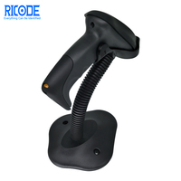 Escáner de Código de Barras Inalámbrico Industrial 2.4G 1D 2D QR, Pistola de Escaneo Portátil IP54 Resistente a Golpes para Almacén y Fábrica