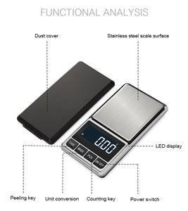 휴대가 간편한 소형 크기의 주얼리 골드용 고정밀 스테인리스 스틸 디지털 포켓 스케일 사용 - Product Image 5