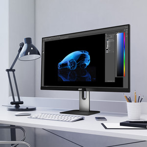 จอภาพ 4K HD ขนาด 27 นิ้ว สีดำ 60Hz ขาตั้งปรับระดับความสูงได้ ลำโพงในตัว อัตราส่วนภาพ 16:10 แสงสีฟ้าต่ำ รับประกัน 3 ปี - Product Image 3