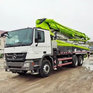 الاسمنت النقل معدات Zoomlion مرسيدس Actros 47m الديزل مضخة تستخدم شاحنة ضخ ذراع الخرسانة