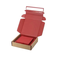 Boîte cadeau avion personnalisée moderne de luxe en carton ondulé, écologique, recyclable, avec poignée, taille sur mesure, pliable