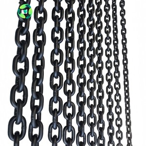 Corrente Preta com Ganchos Acabamento Simples Estrutura de Roda Corrente de Elos - Product Image 5