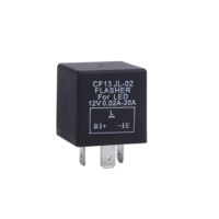 Relais clignotant électronique CF13 à 3 broches pour ampoules de clignotants LED