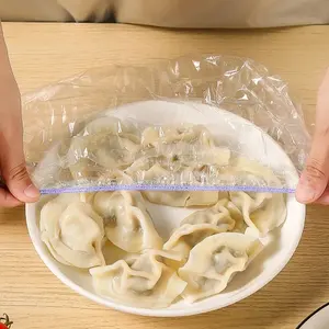 100/1000 Uds. Tapas Elásticas Desechables de Plástico para Alimentos, Envoltorios de Plástico de Colores, Tapas para Vasos, Bolsas de Almacenamiento, Accesorios de Cocina - Product Image 4