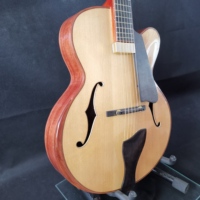 Gitar Elektrik Kayu Rosewood Brasil Buatan Tangan Berkualitas Tinggi Fingerboard Ebony Premium 6 Senar Baja Solid Spruce Top Mahogany