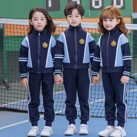 Uniforme scolaire primaire/moyen/secondaire Printemps et automne Ensemble de vêtements de sport pour enfants Costume de baseball