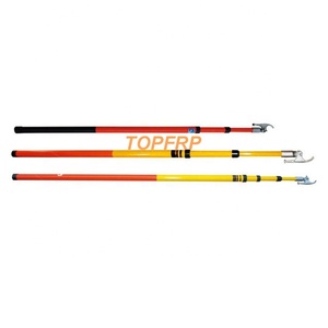 High Quality 500KV 35ft Triangle Shape Telescoping Hot Stick - Product Image 1