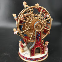 Boîte à musique miniature en résine de haute qualité pour cadeaux