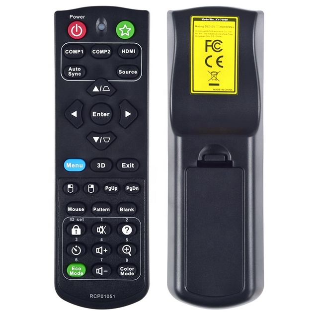 RCP01051 Replaced Remote Control Fit for ViewSonic Projector PJD5155 PJD5250 PJD5151 PJD5153 PJD5255 PJD5253 PJD5555W