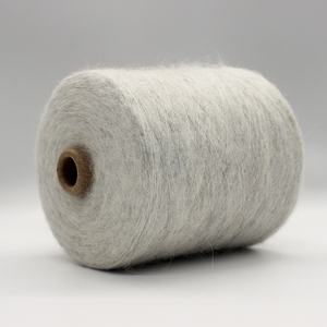 Thân Thiện Với Môi Tái Chế Melange May Đan Sợi Napped Ánh Sáng Màu Xám 42% Nylon 23% Acrylic 19% Alpaca 12% Len 4% Pha Trộn Sợi - Product Image 5