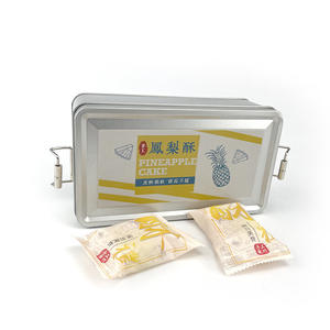 Scatola di Latta per Alimenti 150*60*65mm, Argento, per Torte, Biscotti, Tiramisù, Personalizzabile con Logo, con Chiusura, per Confezionamento Alimentare - Product Image 5