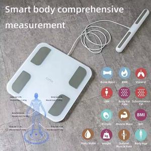YY Composition de graisse corporelle salle de bain personnelle pesant Portable 8 points graisse intelligente <span class=keywords><strong>pas</strong></span> <span class=keywords><strong>cher</strong></span> humain électronique intelligent balance numérique - Product Image 4