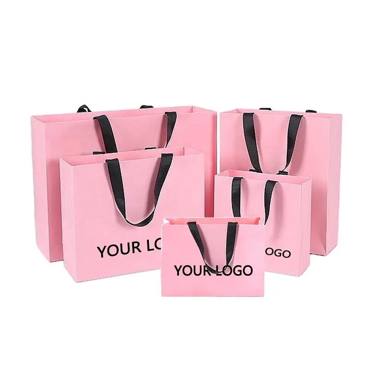 Customize Paper Bag Packaging Custom Print with Logo Customized New Products Shopping Craft Jewelry Paper Gift Bags