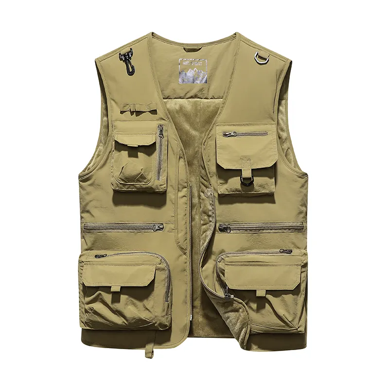 Casual fashion Winter custom standard thickness 100% Polyester vest men vests low price