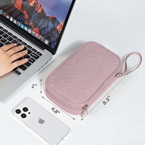 Estuche Organizador de Cables de Doble Capa Personalizado con Múltiples Bolsillos para Cables, Cargadores, Batería Externa y Ratón, Bolsa para Dispositivos Electrónicos - Product Image 4