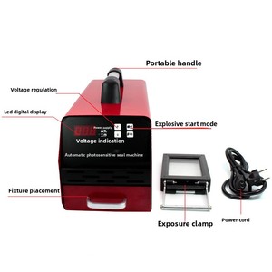 Máquina <span class=keywords><strong>de</strong></span> Estampado Fotosensible Automática Portátil D1600, Unidad <span class=keywords><strong>de</strong></span> Exposición Inteligente <span class=keywords><strong>de</strong></span> Metal para Manualidades y Uso Infantil - Product Image 3