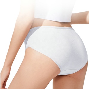 Set di Biancheria Intima da <span class=keywords><strong>Donna</strong></span> in <span class=keywords><strong>Cotone</strong></span> <span class=keywords><strong>100</strong></span>% - Mutandine e Slip Monouso per <span class=keywords><strong>Donna</strong></span> e Ragazza - Product Image 1