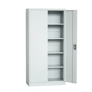 Steel Cabinet File 2 Swing Doors Office Storage Cabinet Metal Cupboard Iron Metal Storage Cabinet Iron Steel Cupboard