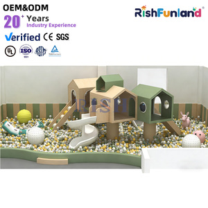 Casa de Árbol de Juguete con Estructura de Juego Suave, Piscina de Bolas, Área de Juegos Interior para Centro de Maternidad y <span class=keywords><strong>Residencia</strong></span> de Lujo - Product Image 1